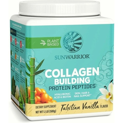 Sunwarrior Proteínové peptidy na budovanie kolagénu, Tahitská vanilka 500 g