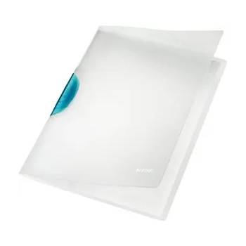 Leitz Клипс за закопчаване, PP, A4, LEITZ "ColorClip Magic", светлосин 41740030 (41740030)