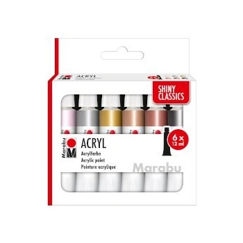 Image 1 of Marabu Акрилни бои Shiny Classics 6х12мл