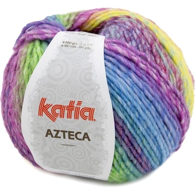 Katia Azteca 7871 Orange/Fuchsia/Green/Blue/Lilac Плетива прежда (7871)