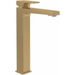 Villeroy & Boch Architectura Square висок смесител за умивалник, златист цвят, с Push-Open клапан (TVW12500200076)