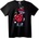NOONEBRAND Тениска Ябълка на Ден Забавна - 7XL, Black