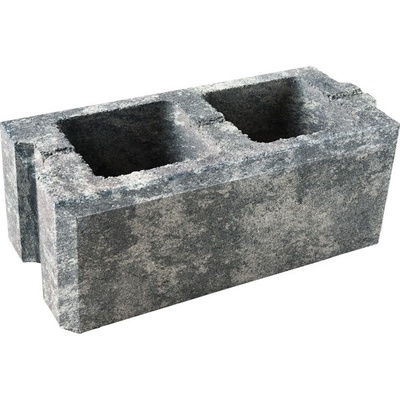 DITON Zdící tvarovka VISO Velikost: 40 x 20 x 15, Varianta: Viso průběžný melír marmo, Povrch: standard