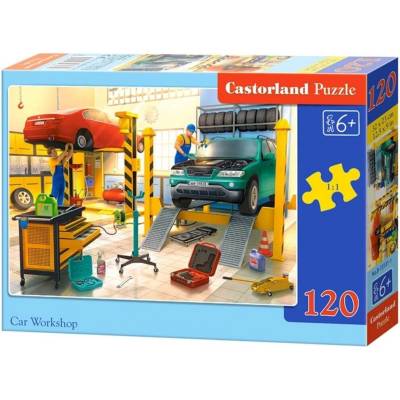 Castorland Пъзел Castorland от 120 части - Автокъща (B-13531-1)