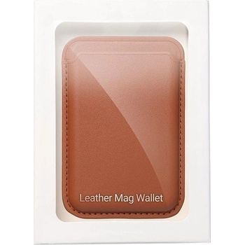 C4M PU Peněženka kompatibilní s MagSafe hnědá PT1102