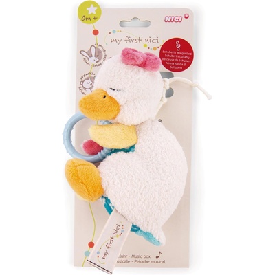 NICI Музикална играчка 0+ мес. , Спящата Гъска Гитти, 20 см. 49056 (49056)