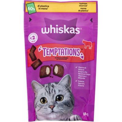 Whiskas chrumkavé maškrty s hovädzou príchuťou 60 g