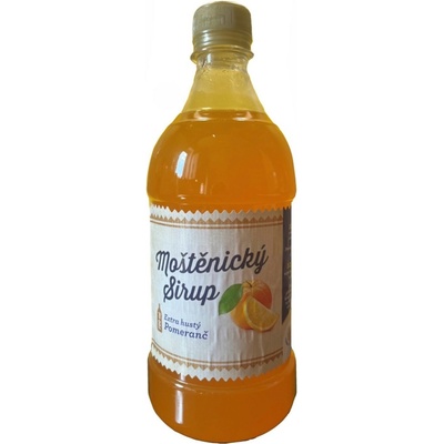 Moštěnický sirup Sirup pomaranč 0,7 l