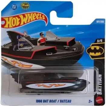 Mattel Кола Hot Wheels - 1966 Bat Boat (JJJ67)