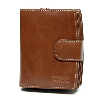 Lagen dámska kožená peňaženka 3807 EST Brown