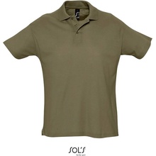 Sol's Summer II Piqué polo zelené army