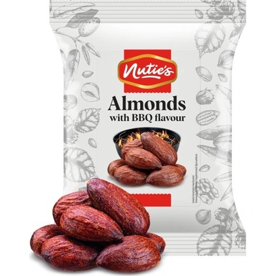 Nuties Mandle pražené s příchutí BBQ 100 g