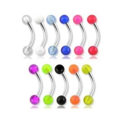Šperky4U Piercing do obočí - kuličky - OB01102