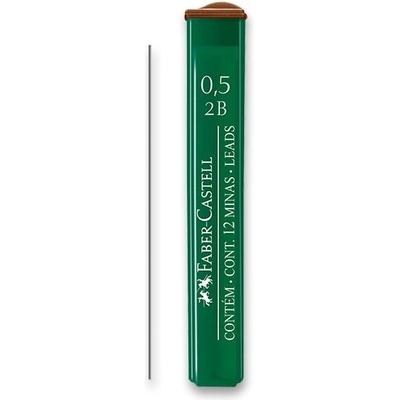 Faber-Castell Grafitové tuhy Mine Polymer tvrdost 2B 521502