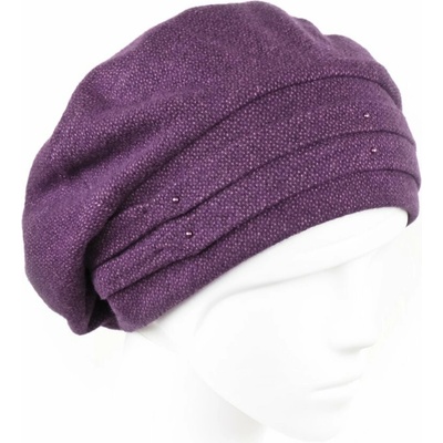 Krumlovanka zimní čepice W-0133/Z6N fialová