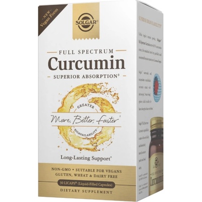 Solgar Curcumin Full Spectrum Kurkumín 30 Licaps