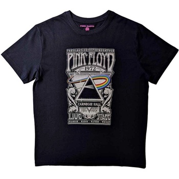Pink Floyd Риза Carnegie Hall Poster Unisex Black S (PFTEE78MB01)