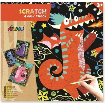 Škrabací obrázky Draci Avenir