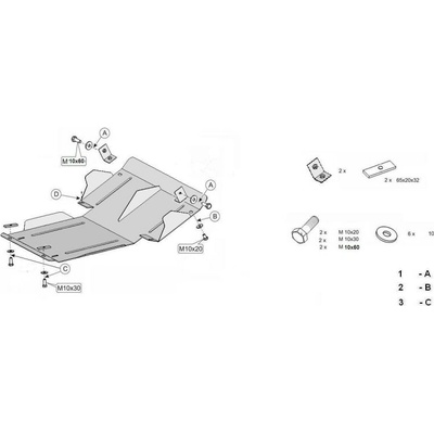 Kryt pod motor MITSUBISHI L 200 (K_T) - Plech - 8595698040398