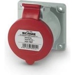 SCAME Промишлен контакт 3P+N+Е 16A 346-415V IP54 ПРАВ серия Optima панелен монтаж 75х75мм - 423.1667 (423.1667)