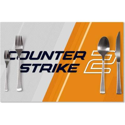 Sablio Prostírání Counter Strike 2 Oranžová 40x30cm