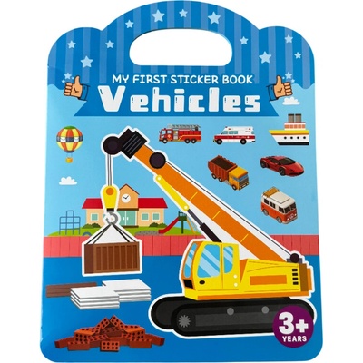 Znovupoužiteľné samolepky pre deti vehicles