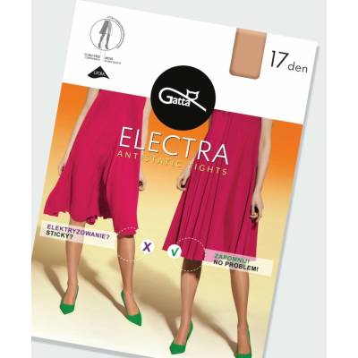 Gatta Electra Antistatic Tights 17 DEN Tělová Daino