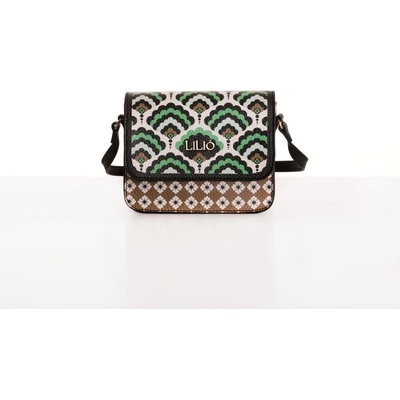 LiLiÓ Clover Mix XS Flap Shoulder Bag luxusní kabelka Emerald