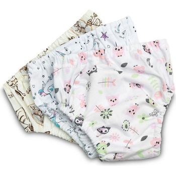 Sensillo Tréninkové kalhotky holčičí vzory 3 ks
