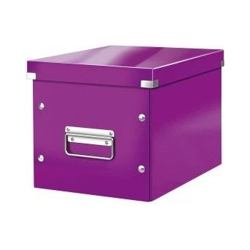 LEITZ Štvorcová škatuľa A5 (M) Click & Store purpurová