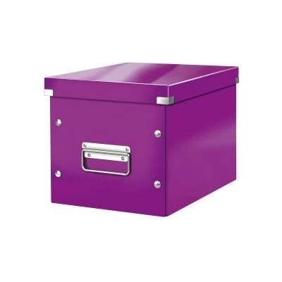 LEITZ Štvorcová škatuľa A5 (M) Click & Store purpurová