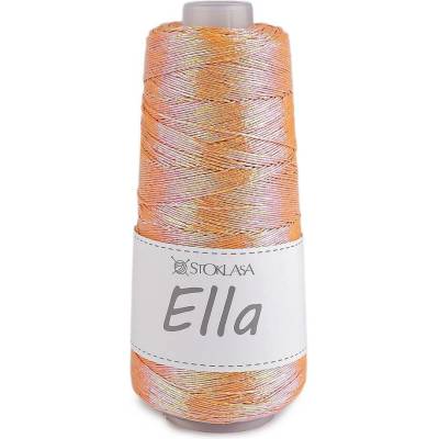 Pletací příze Ella metalická 200 g Varianta: 2 lososová světlá, Balení: 1 ks 62312/162088/289986