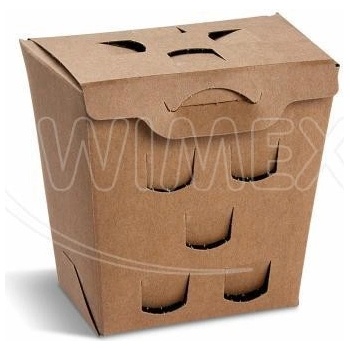 Wimex Box na hranolky PAP FSC Mix nepremastiteľný kraft `150 g`