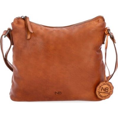 Noelia Bolger menší kožená dámská crossbody kabelka koňaková NB 2400 konak