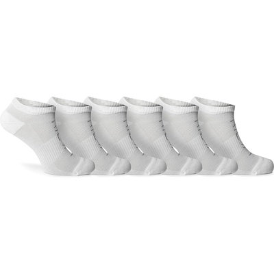 Calvin Klein Дамски чорапи Calvin Klein 6 Pack Trainer Socks Ladies - White