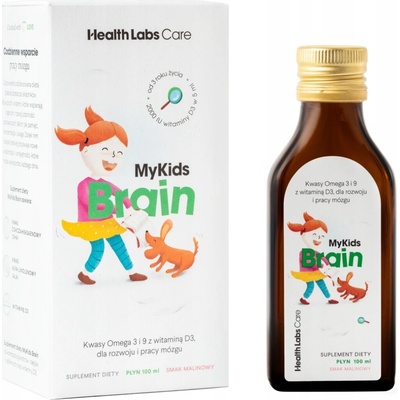 Health Labs Care My Kids Brain Omega 3 a 9 na podporu mozgu 100 ml