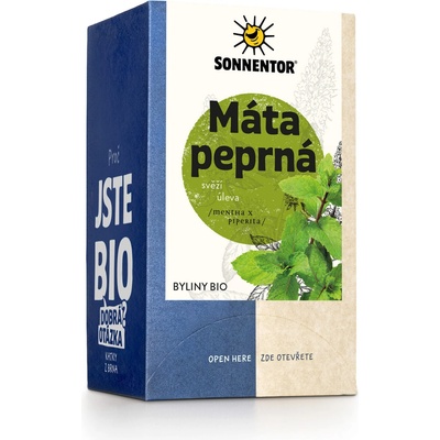 SONNENTOR Mäta pieporná Bio porciovaný 18 g