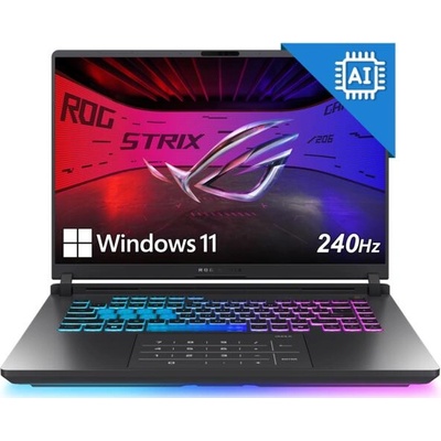 ROG Strix G16 G615LR-S5152W (90NR0LR1-M00A30) 16" WQXGA 240 Hz, Intel Core Ultra 9 275HX, GeForce RTX 5070 Ti 12 GB, 32 GB DDR5, 1 TB NVMe SSD Геймърски лаптоп (90NR0LR1-M00A30)