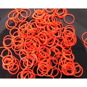 Loom Bands gumičky s háčikom na pletenie oranžové