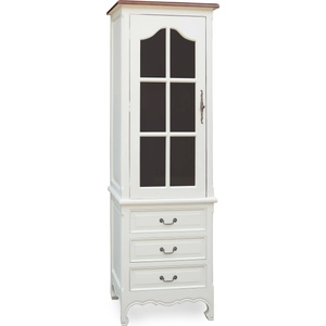 EX Home Витрина EX Home модел Rimini КB, 65 см, Бял антик