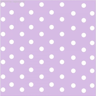 Ubrousek 33x33cm Puntíky na fialovém – Zboží Dáma