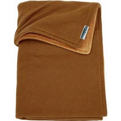 Meyco Deka do kočárku kolébky samet Knit basic Camel