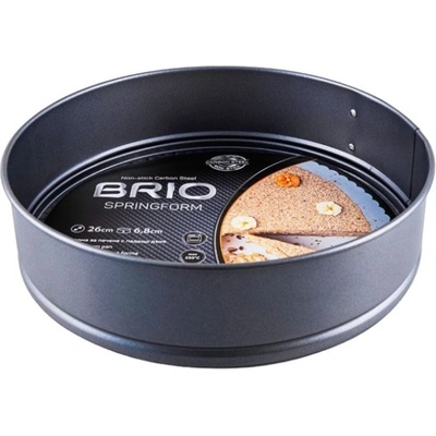 BRIO Brio-Форма за печене с падащо дъно 26х6, 8см, карбонова стомана (103422)