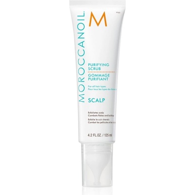 Moroccanoil Scalp Purifying Scrub нежно почистващ пилинг с успокояващ ефект за кожата на скалпа 125ml