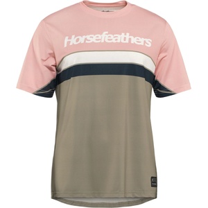 Horsefeathers Фланелка с къс ръкав за колоездене Horsefeathers Women's Quantum Bike Jersey Cycling jersey - Lotus / Taupe - размер XS (156-2802-0211)