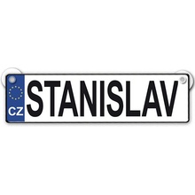 Nekupto Originální SPZ cedulka se jménem STANISLAV