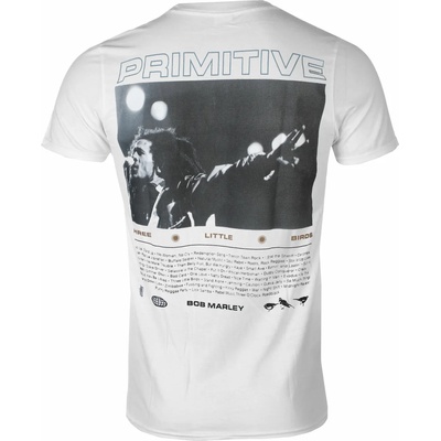 PRIMITIVE мъжка тениска PRIMITIVE х BOB MARLEY - Rising Sun - бяло - papfa2277-wht
