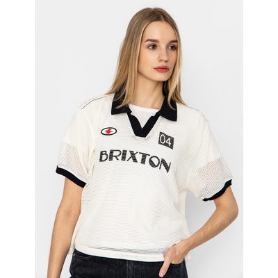 Brixton Varsity off white/black