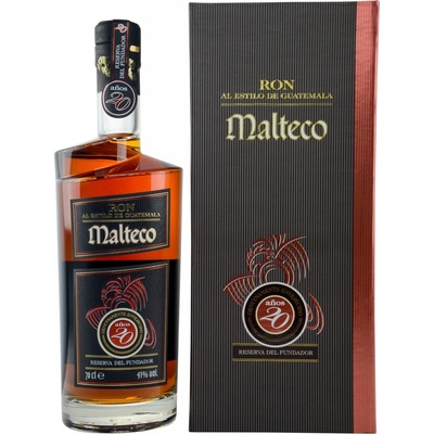 Ron Malteco Reserva del Fundador 20y 41% 0,7 l (kazeta)