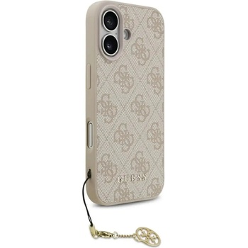 GUESS Калъф Guess 4G Charms Collection MagSafe за iPhone 17 - розов